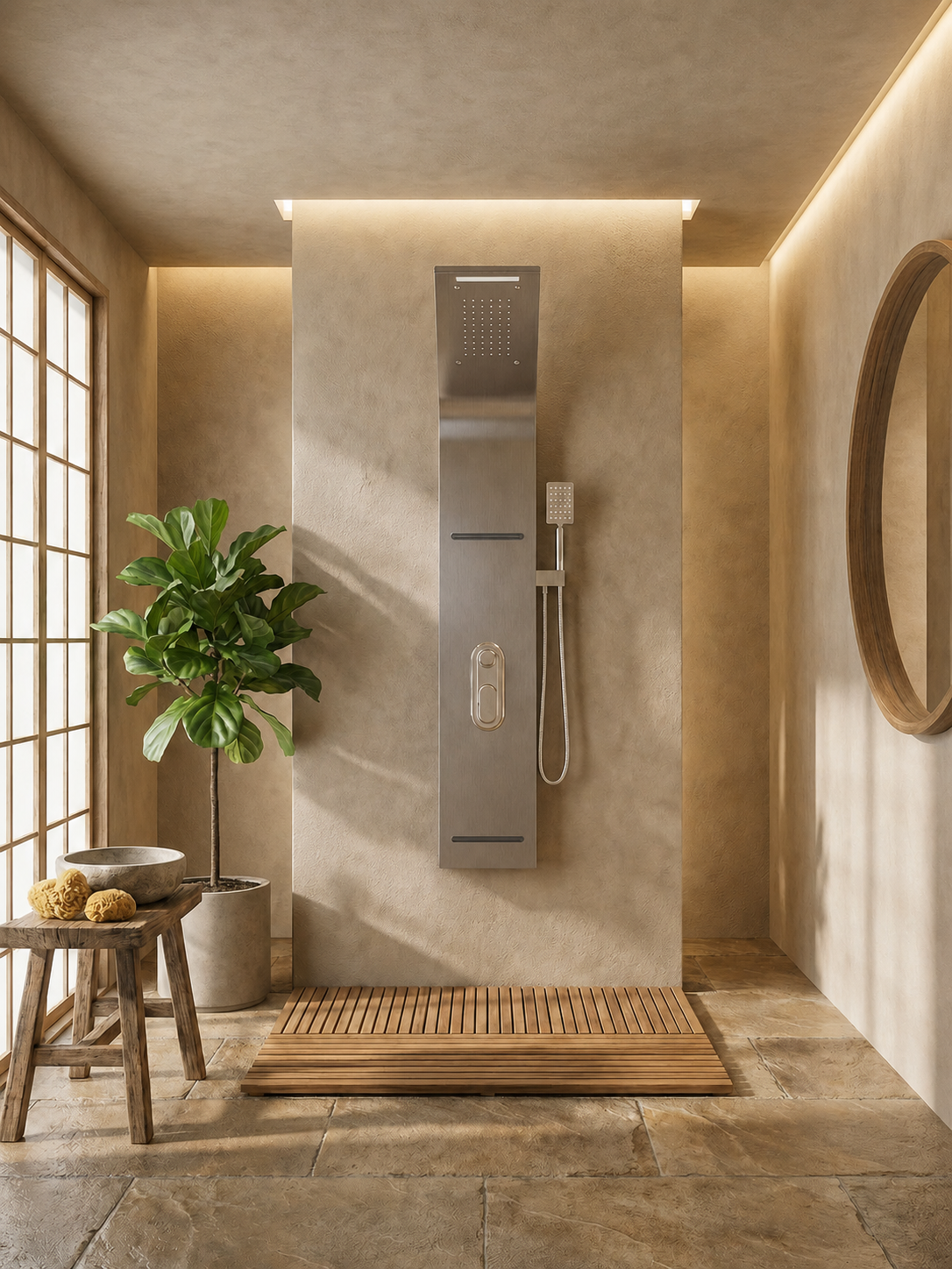 Stainless Steel Shower Panel - Image 2