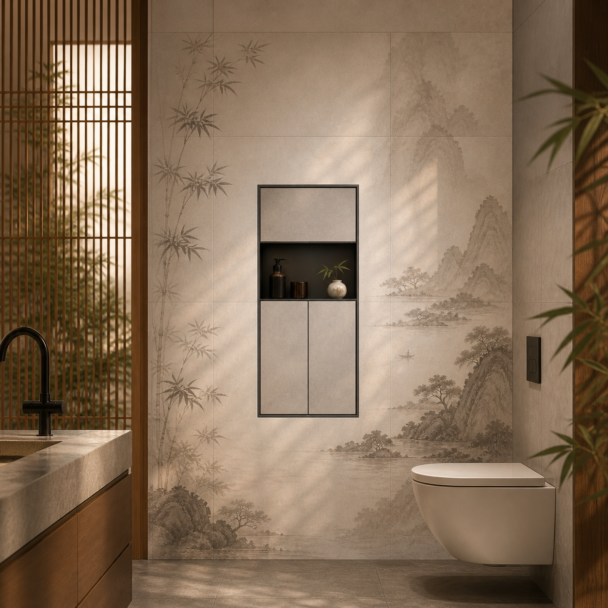 Recessed Toilet Niche
